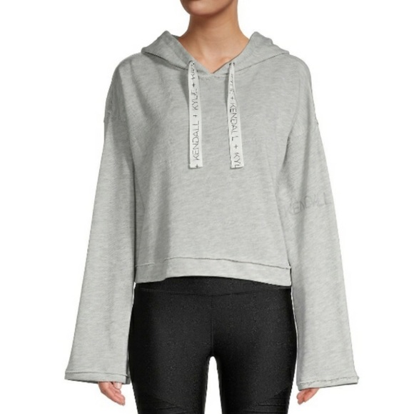 Kendall & Kylie Tops - KENDALL & KYLIE light grey oversized hoodie, approx size L/XL